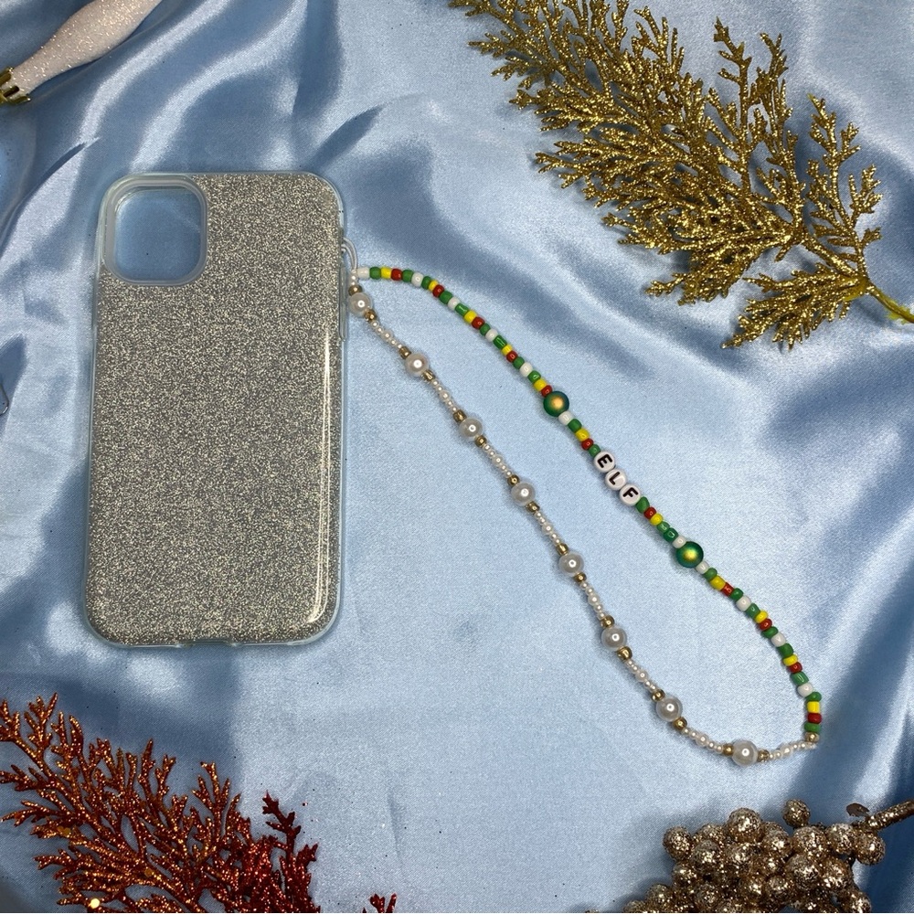 Buddy The Elf Christmas Handmade beaded Phone Charm 🎄